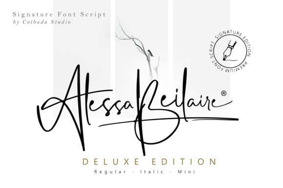 Alessa Beilaire Font Review for Elegant Brand Identity