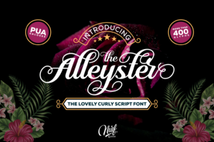 Alleyster Font: Modern Calligraphy for Editorial Design