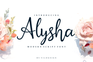 Alysha Font Review: Elegant Script for Editorial Design