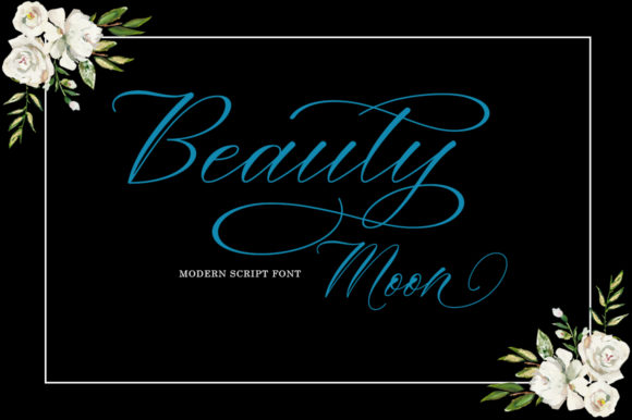 Beauty Moon Script Font for Modern Feminine Branding