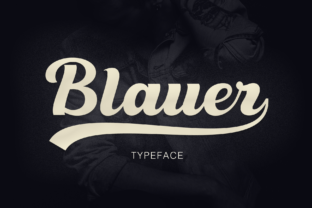 Blauer Font: Modern Script Typography for Web Design