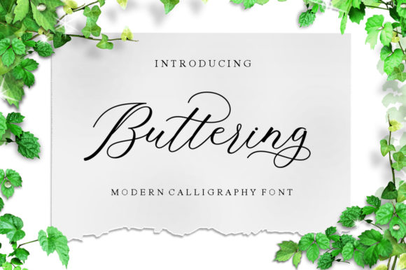 Buttering Font Review: Elegant Script for Branding