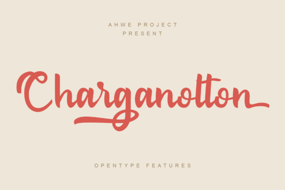 Charganolton Font: Playful Script for Editorial Design