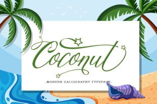 Coconut Script Font Review for Handmade Products