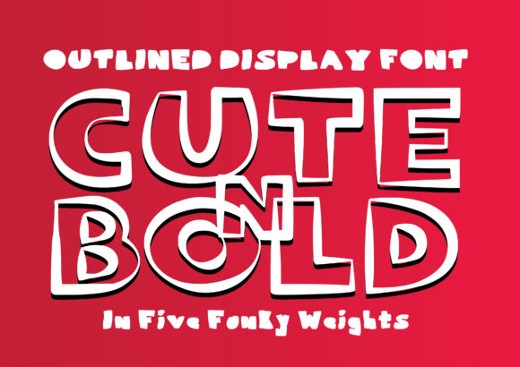 Cute n Bold Font: Modern Display Typography for Digital Campaigns