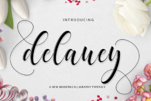Delaney Font: Modern Script for Editorial Design