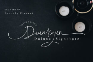 Drunkgun Script Font for Luxury Marketing