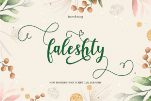 Faleshty Font Review: Playful Script for Brand Identity
