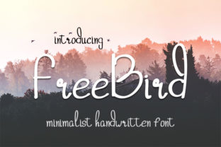 Freebird Font: Minimalist Script for Editorial Design