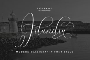 Irlandia Script Font for Elegant Editorial Design