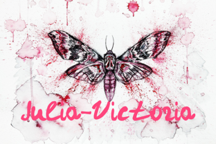 Julia-Victoria Font: Editorial Design with Handwritten Charm
