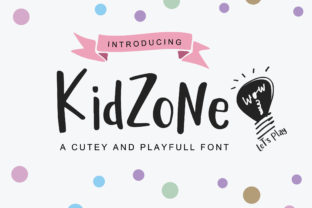 Kidzone Font: Cheerful Handwritten Type for Campaigns