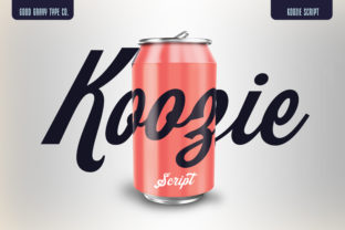 Koozie Font: Authentic Vintage Script for Small Business Branding