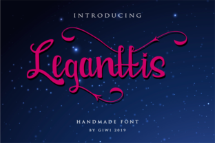 Leganttis Font: Playful Script for Editorial Design