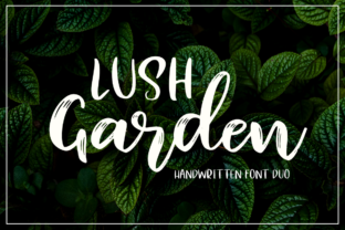 Lush Garden Duo Font for Editorial Design