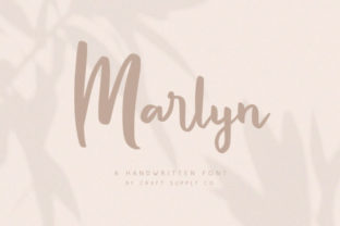 Marlyn Font Review: A Script Handwritten Typeface for Branding