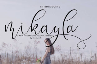 Mikayla Script Font for Elegant Editorial Design