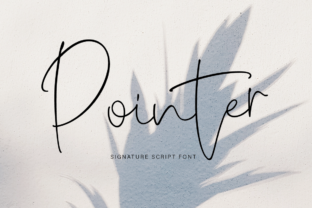 Pointer Font: Modern Calligraphy for Small Business Branding