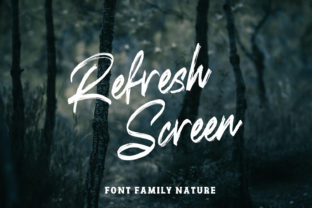 Refresh Screen Font: Elegant Script Duo for Design