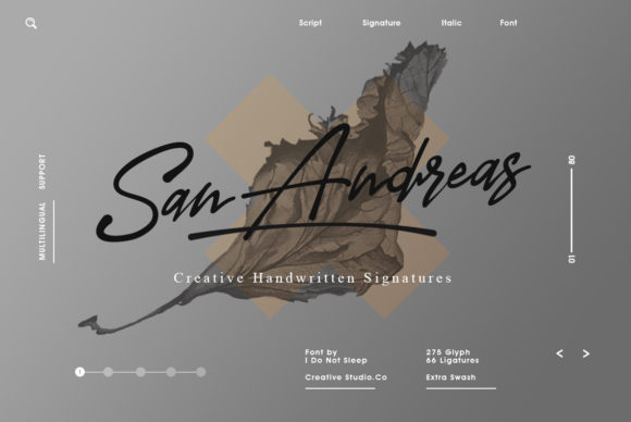 San Andreas Font: A Signature Style for Branding