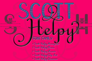 Scott Helpy Family Font for Polished Small Business Branding