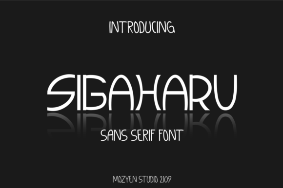 Sigaharu Font: Striking Sans Serif for Editorial Design