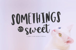 Somethings Sweet Font for Chic Web Branding