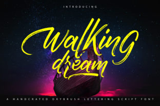 Walking Dream Font Review: Bold Script for Playful Branding