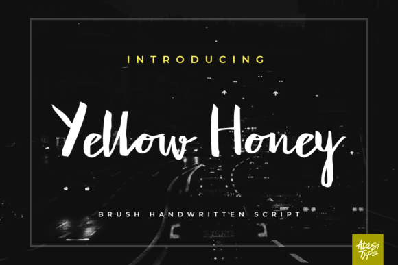 Yellow Honey Font for Authentic Campaign Branding