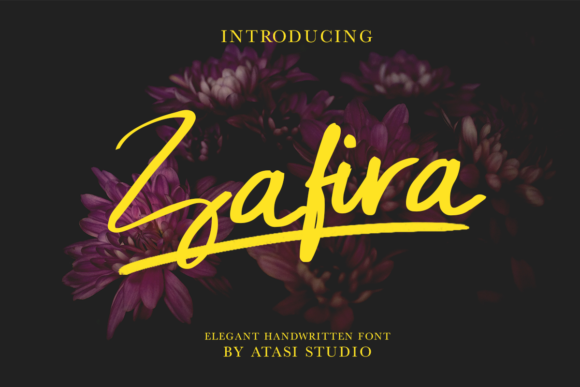 Zafira Font: Elegant Script Typography for Web Design